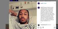 Aubameyang, do Arsenal, revela que contraiu malária e agradece médicos  Foto: Reprodução/Instagram / Estadão