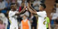 Vinícius Júnior e Rodrygo são intocáveis para o Real Madrid (Foto: AFP)  Foto: Lance!