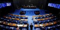 Falta de mulheres na CPI da Covid é marcante mesmo se comparada à baixa proporção de senadoras na Casa, inferior a 15%  Foto: REUTERS/Adriano Machado / BBC News Brasil