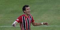 Pablo fez o gol do São Paulo no Choque-Rei (Foto: Rubens Chiri/saopaulofc.net)  Foto: Lance!