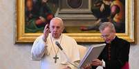 Papa Francisco celebra audiência geral no Vaticano  Foto: EPA / Ansa - Brasil