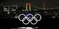 Anéis Olímpicos em Tóquio
14/04/2021 REUTERS/Issei Kato  Foto: Reuters