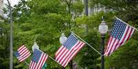 Bandeira dos EUA em Washington
 25/4/2021 REUTERS/Al Drago  Foto: Reuters
