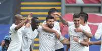 Manchester City venceu o Crystal Palace (Foto: STEVEN PASTON / POOL / AFP)  Foto: Lance!