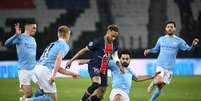 Na ida, o PSG saiu da França derrotado pelo Manchester City por 2 a 1 (Foto: ANNE-CHRISTINE POUJOULAT / AFP)  Foto: Lance!