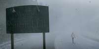 A temível placa de entrada de Silent Hill.  Foto: Silent Wiki