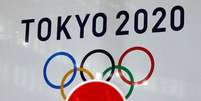 Logo da Olimpíada Tóquio-2020 em Tóquio
22/01/2021 REUTERS/Issei Kato  Foto: Reuters