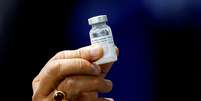 Frasco da Covaxin, vacina contra Covid-19 da indiana Bharat Biotech, em Nova Délhi
16/01/2021 REUTERS/Adnan Abidi  Foto: Reuters