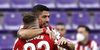 Suárez marcou o gol da vitória do Atlético de Madrid  Foto: Juan Medina / Reuters