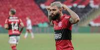 O atacante Gabriel Barbosa comemorando um dos gols no Fla-Flu (Foto: Fernando Salles/W9 Press/LancePress!)  Foto: Lance!