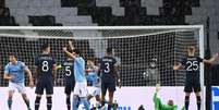 Finalista da Champions, Manchester City marcou fora de casa na semifinal (Foto: ANNE-CHRISTINE POUJOULAT / AFP)  Foto: Lance!