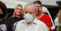Ex presidente Lula no Sindicato dos Metalúrgicos do ABC   Foto: Roberto Sungi  / Futura Press