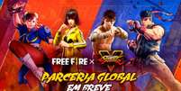 Free Fire e Street Fighter unem forças   Foto: Divulgação/Garena / Tecnoblog