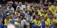 Campeão em 2019, o Brasil surge de novo como favorito ao título da nova edição da Copa América 
  7/7/2019       REUTERS/Ueslei Marcelino  Foto: Reuters