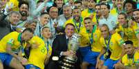 Conmebol agradece Bolsonaro e promete Copa América segura  Foto: Rodrigo Villalba / Futura Press