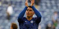 Thiago Silva antes da final da Liga dos Campeões 
 29/5/2021   Pool via REUTERS/Pierre-Philippe Marcou  Foto: Reuters