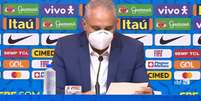 'Meu limite é o da serenidade, da paz, do grande trabalho que conseguimos',diz técnico (Imagem:Reprodução/CBF TV)  Foto: Lance!