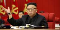 Corpo mais magro de Kim Jong-un gerou mais especulações sobre sua saúde  Foto: Reuters / BBC News Brasil