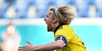Forsberg marcou o único gol da Suécia   Foto: Kirill Kudryavtsev / Reuters