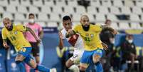 Gabigol teve atuação apagada contra o Peru  Foto: Nayra Halm/FotoArena / Estadão Conteúdo