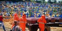 Cemitério coletivo em Manaus  Foto: DW / Deutsche Welle