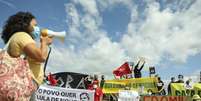 Protesto contra Bolsonaro em Lisboa, Portugal  Foto: EPA / Ansa - Brasil
