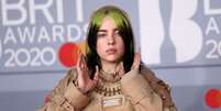 Cantora Billie Eilish em Londres
18/02/2020
REUTERS/Simon Dawson  Foto: Reuters