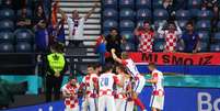Croatas venceram os escoceses na Euro (Foto: ANDY BUCHANAN / POOL / AFP)  Foto: Lance!