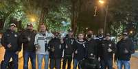 Os membros da Gaviões da Fiel que se reuniram com a diretoria do Corinthians nessa terça (Foto: Divulgação)  Foto: Gazeta Esportiva