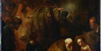 Obra 'Adora&ccedil;&atilde;o dos Magos', de Rembrandt, foi encontrada por acaso em Roma em 2016  Foto: ANSA/FPI / Ansa - Brasil