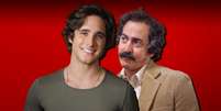 Diego Boneta e Martín Bello: a TV da Argentina também noticiou o incidente nos bastidores da série ‘Luis Miguel'  Foto: Divulgação (Fotomontagem: Blog Sala de TV)