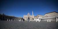 Vista da Praça São Pedro, no Vaticano  Foto: ANSA / Ansa - Brasil