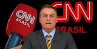 Bolsonaro já deu atenção especial às equipes da CNN Brasil; hoje, se incomoda com as perguntas de repórteres do canal  Foto: Presidência da República/Divulgação