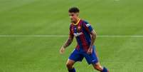 Coutinho fez apenas 14 jogos com a camisa do Barcelona na temporada 2020/21 (Foto: JOSEP LAGO / AFP)  Foto: Lance!