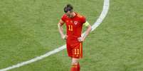 Bale abandonou entrevista após eliminação diante da Dinamarca (Foto: KOEN VAN WEEL / POOL / AFP)  Foto: Lance!