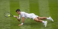 Djokovic estreou bem nas quadras londrinas hoje  Foto: Wimbledon / Divulgação