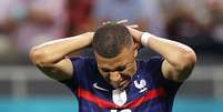 Kylian Mbappé durante partida entre França e Suíça pela Eurocopa em Bucareste, na Romênia
28/06/2021 Pool via REUTERS/Marko Djurica  Foto: Reuters