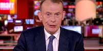 Andrew Marr, apresentador da BBC, adoeceu com covid-19, apesar de ter tomado as duas doses da vacina  Foto: BBC News Brasil