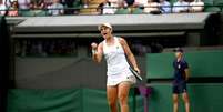 Ashleigh Barty ganhou da tcheca Barbora Krejcikova nesta segunda-feira Divulgação/Wimbledon  Foto: Divulgação / Wimbledon