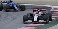 A Alfa Romeo não conseguiu pontuar. Räikkönen se envolveu em acidente com Vettel no fim da prova   Foto: Alfa Romeo / Grande Prêmio