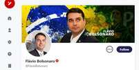 Filho do presidente Jairr Bolsonaro, senador Flávio Bolsonaro criou perfil na rede social criada por ex-conselheiro de Donald Trump  Foto: Reprodução / Estadão