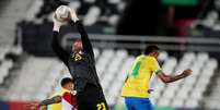 Ederson foi o escolhido por Tite para os duelos de mata-mata  Foto: Ricardo Moraes / Reuters