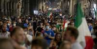 Festa da torcida italiana em Roma  Foto: ANSA / Ansa