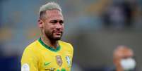 Neymar chorou após a derrota na decisão   Foto: Ricardo Moraes / Reuters