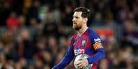Messi em jogo pelo Barcelona Albert Gea/Reuters  Foto: Albert Gea  / Reuters