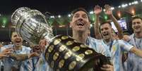 Messi conquistou a Copa América com a Argentina (Foto: CARL DE SOUZA / AFP)  Foto: Lance!