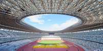 O Estádio Olímpico de Tóquio receberá as cerimônias de abertura e encerramento dos Jogos de 2020 (Crédito: Japan Sport Council)  Foto: Lance!