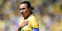 Marta estará em campo na estreia da Seleção Brasileira em Tóquio  Foto: Mauro Horita/Agif / Gazeta Press