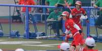 Japão venceu o México no Softbol feminino nesta quinta-feira (Foto: KAZUHIRO FUJIHARA/AFP)  Foto: Lance!