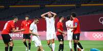 Espanha decepciona e só empata com o Egito na estreia do futebol masculino na Olimpíada 2020 Tóquio  Foto: Kim Hong-Ji